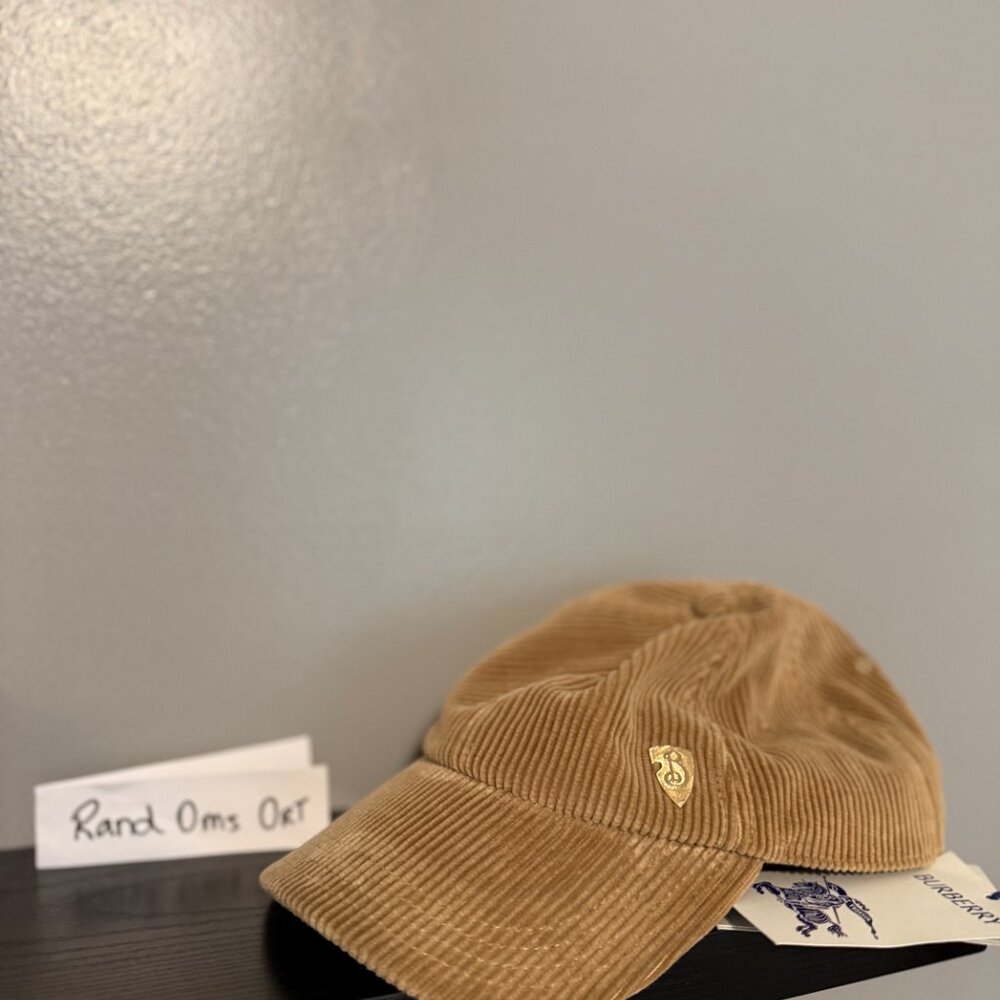 Burberry Corduroy Baseball Cap